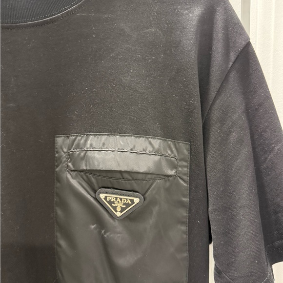 Prada Re-Nylon and jersey T-shirt - Picture 2 of 7